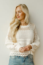 mode, peek a boo cozy sweater