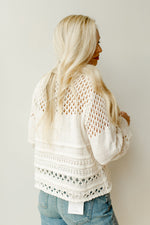 mode, peek a boo cozy sweater