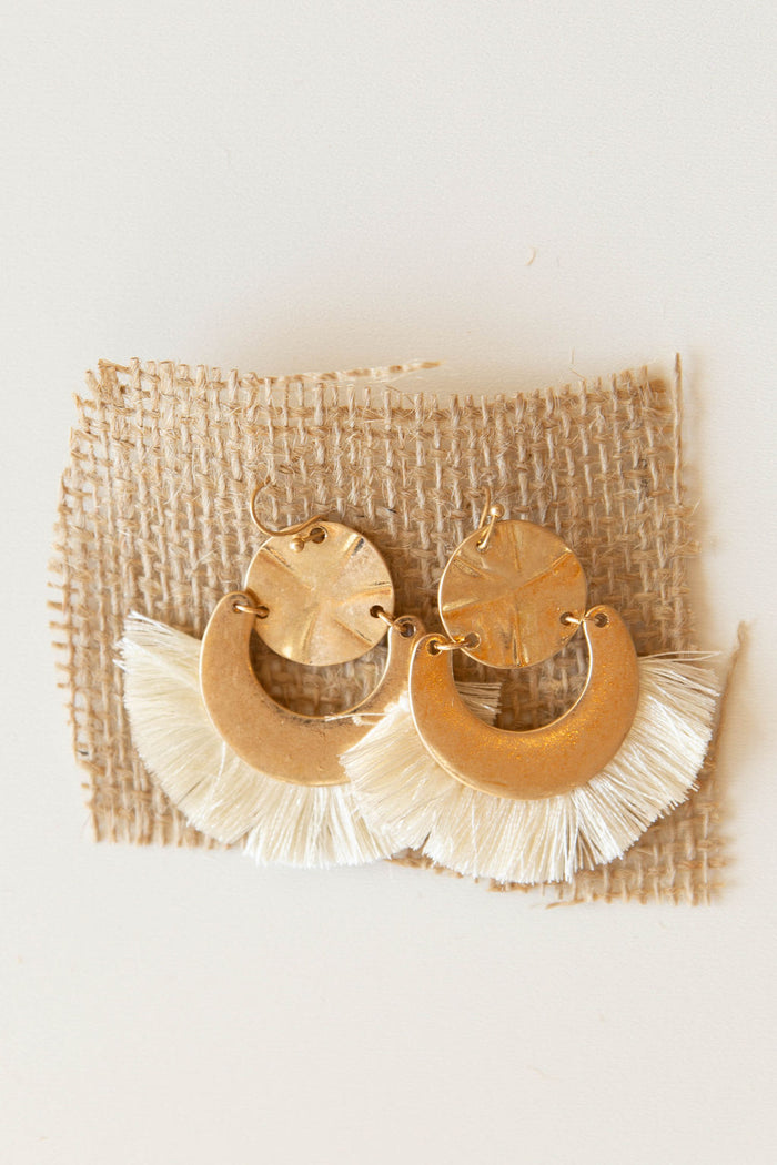 mode, perfect fit fringe earring
