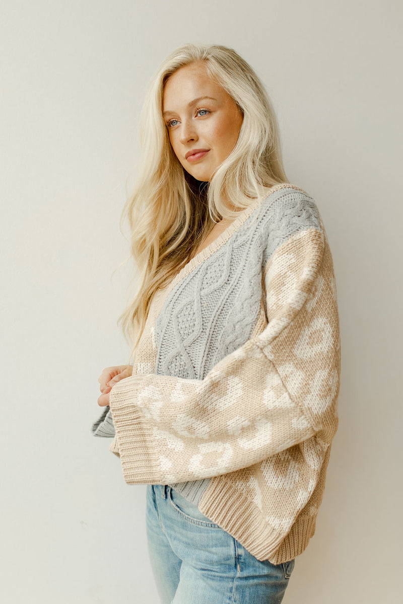 mode, leopards steps sweater