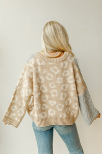 mode, leopards steps sweater