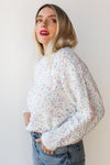mode, color pop sweater