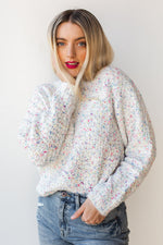 mode, color pop sweater