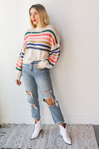 mode, taste the rainbow sweater