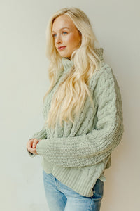 mode, muted winter sweater