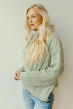 mode, muted winter sweater
