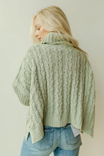mode, muted winter sweater
