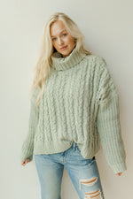 mode, muted winter sweater