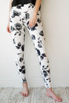 mode, midnight roses leggings