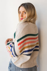 mode, taste the rainbow sweater