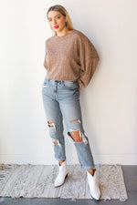 mode, color mix slouchy top