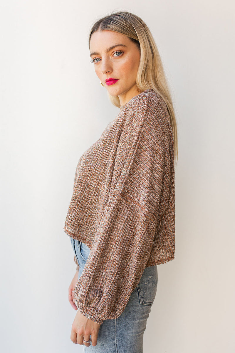 mode, color mix slouchy top