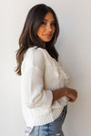 mode, winter frills sweater