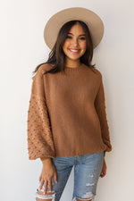 mode, ribbed balloon sleeve sweater