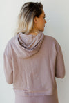 mode, hooded boxy sweatshirt