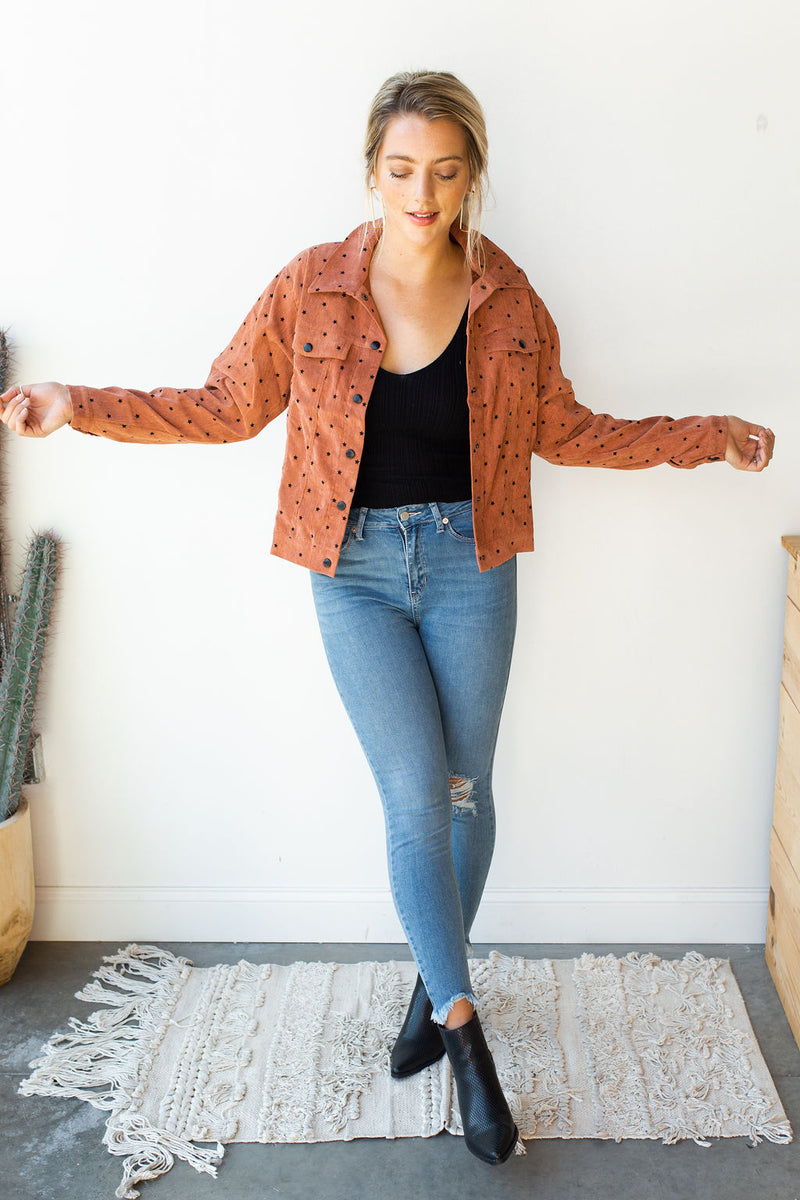 mode, star gazer cord jacket