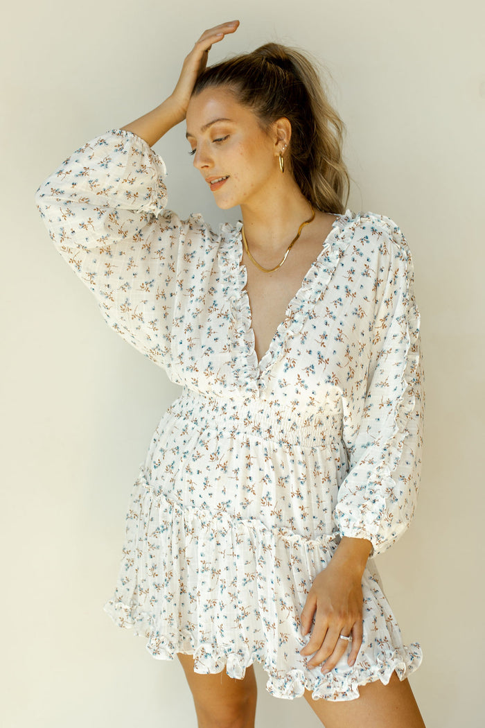 mode, forget me not dress
