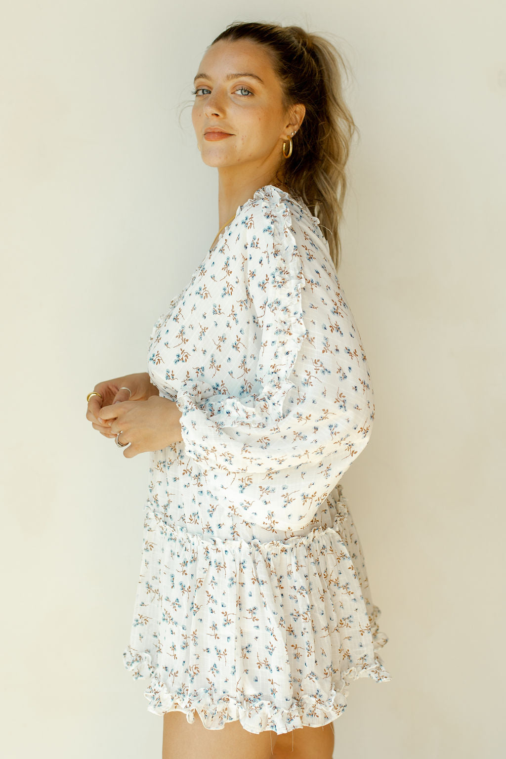mode, forget me not dress
