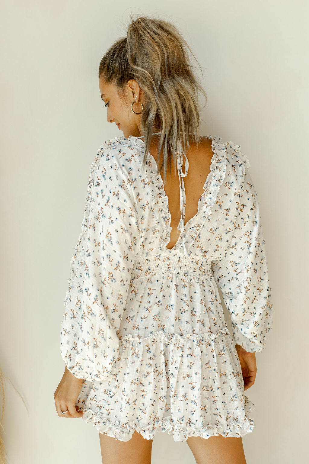 mode, forget me not dress