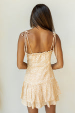 mode, wildflowers dress