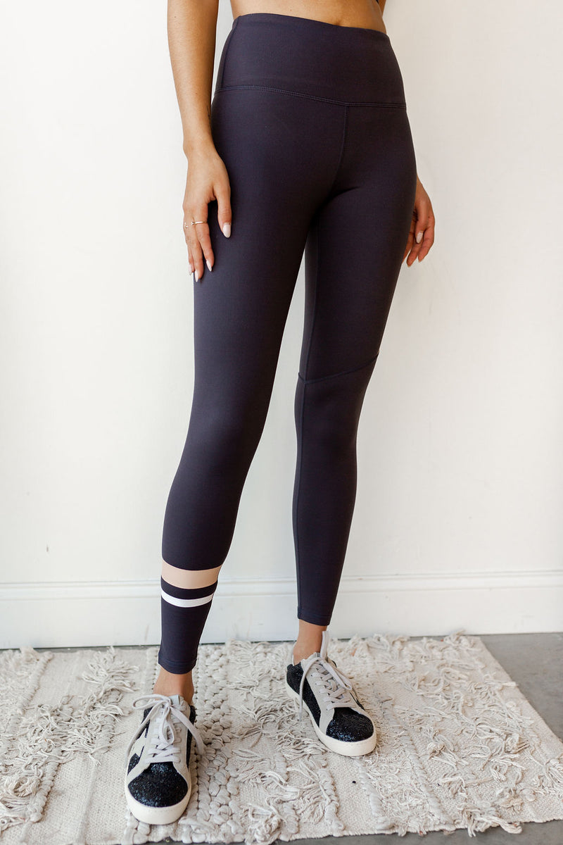 mode, stripe it leggings