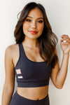 mode, stripe it sports bra
