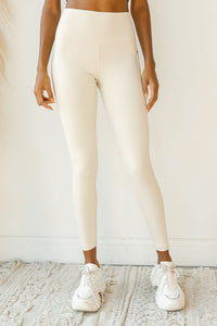 mode, highwaist essential leggings