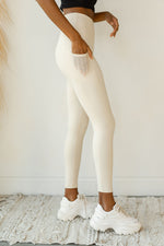 mode, highwaist essential leggings