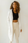 mode, longline hoodie cardigan