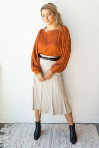 mode, honey bee satin top