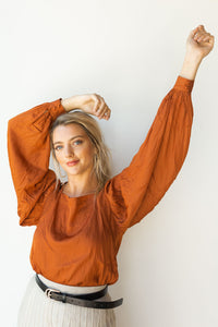 mode, honey bee satin top
