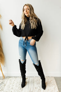 mode, distressed crop skinny
