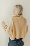 mode, donut sleeve cropped sweater