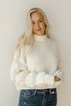 mode, donut sleeve cropped sweater
