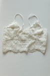 mode, crochet lace bralette
