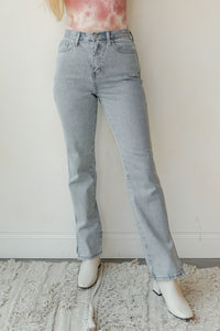 mode, cool girl straight denim