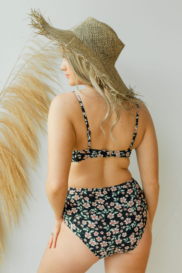 mode, itsy floral floral swim top