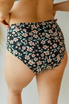 mode, itsy floral floral high waist swim
