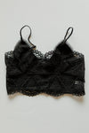mode, crochet lace bralette