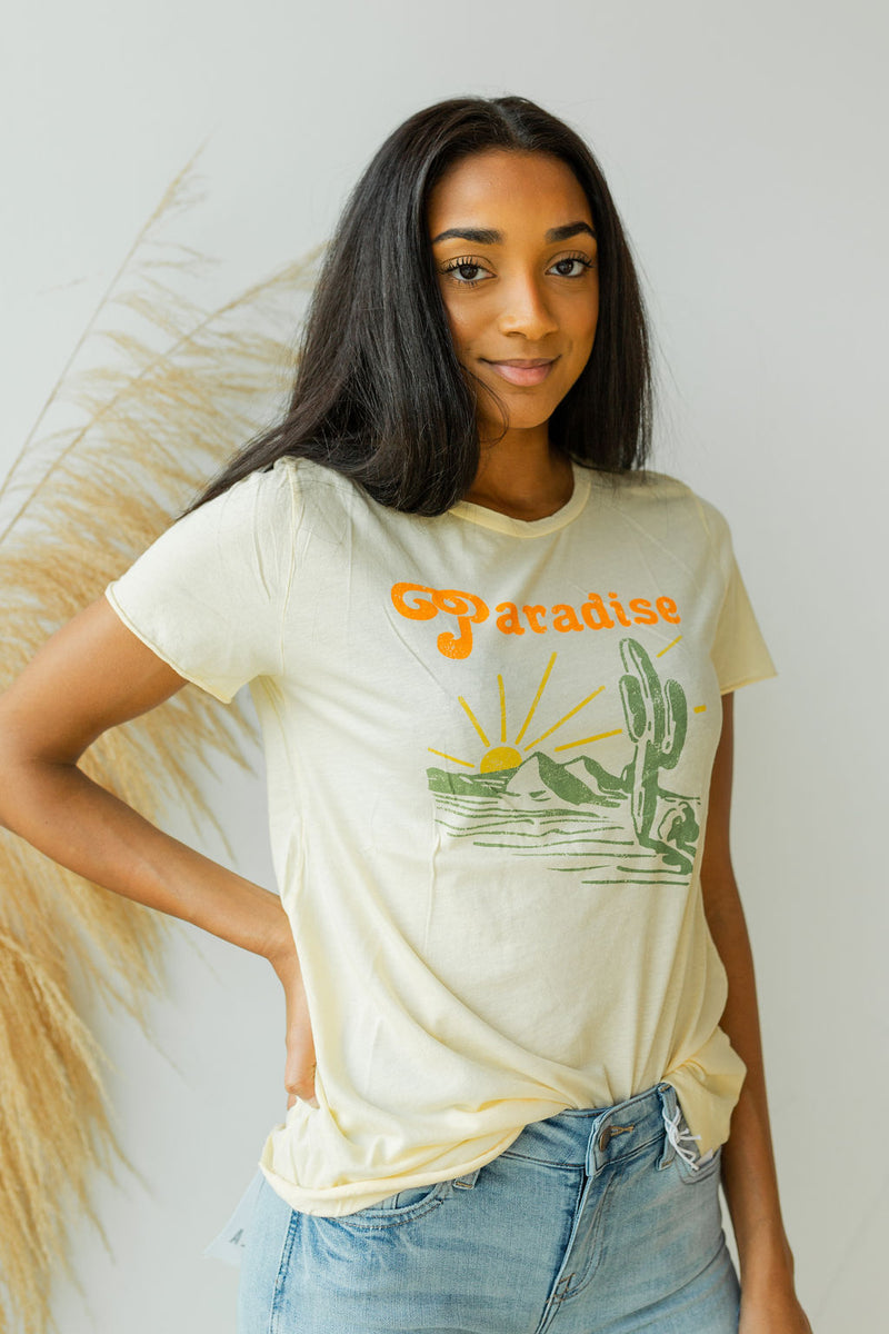 mode, desert paradise graphic tee
