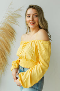 mode, golden rays crop blouse