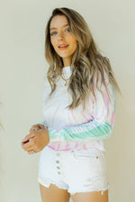 mode, sunrise longsleeve tie dye