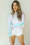 mode, sunrise longsleeve tie dye