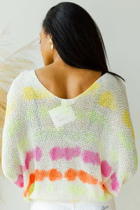 mode, neon signs sweater
