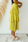 mode, confident steps layered skirt