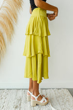 mode, confident steps layered skirt