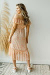 mode, double ruffle dress