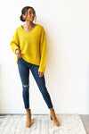 mode, lime slice sweater