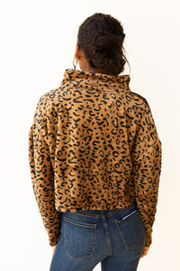 mode, wild thing fuzzy jacket
