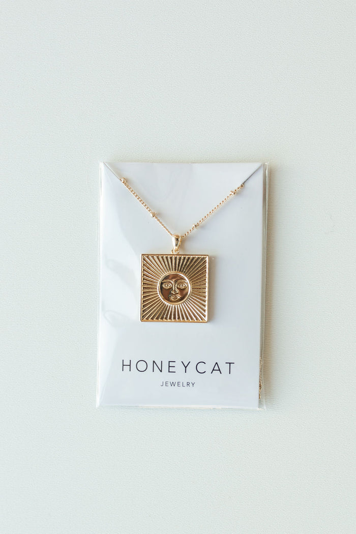 mode, sun goddess necklace